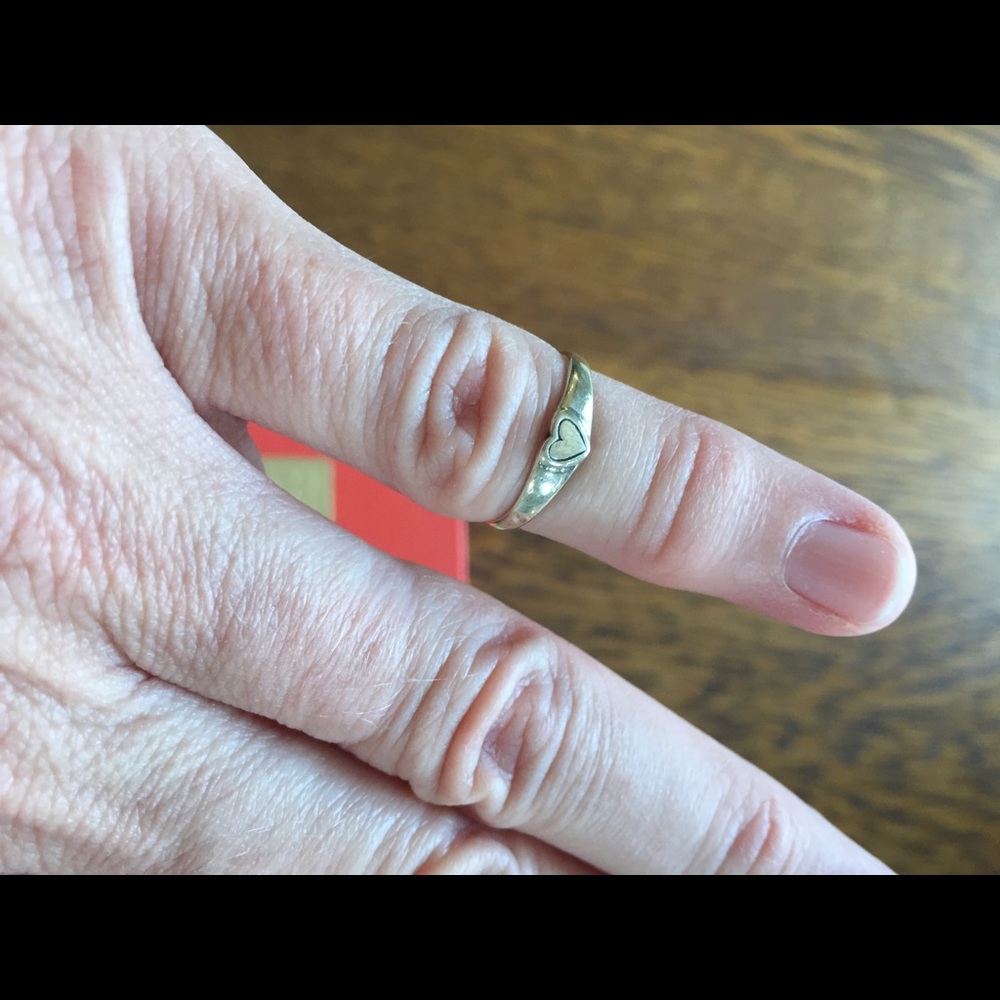 James Avery Silver Heart Ring